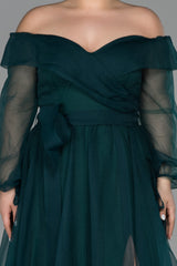 Delilah Teal Green Gown