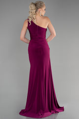 Evora Plum Gown