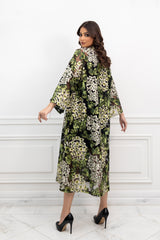 Ethera Green Caftan Dress