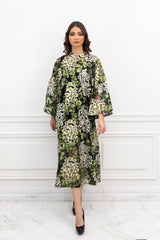 Ethera Green Caftan Dress