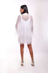 Dua White Caftan Dress (multiple lengths)