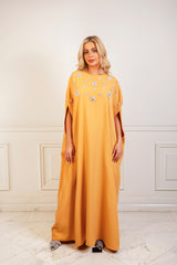Elizabeth Harvest Gold Caftan Dress