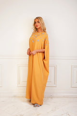 Elizabeth Harvest Gold Caftan Dress