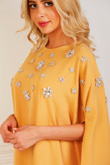 Elizabeth Harvest Gold Caftan Dress