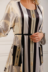 Abeena Black Caftan Dress