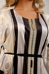 Abeena Black Caftan Dress