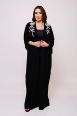Ayla Black Embellished Abaya