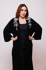 Ayla Black Embellished Abaya
