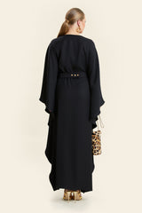 Dalida Black Caftan Dress