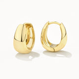 925 Sterling Silver 14K Vermeil Gold Plated Hoop Earrings