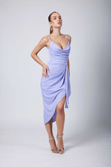 Mirna Lilac Mini Dress