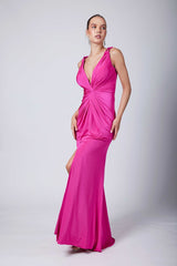 Sally Fuchsia Dress