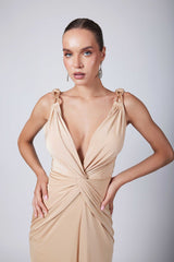 Sally Beige Dress