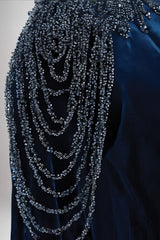 Irena Navy Blue Dress