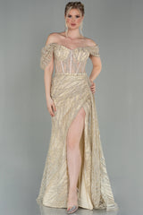 Lilia Gold Gown