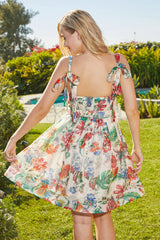 Milana Floral Print Summer Dress