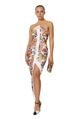 Lola Floral Sequin Midi Dress