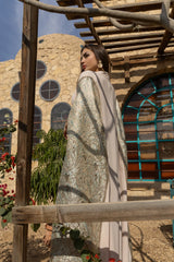Muheira Ivory Cape Abaya Kimono