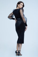 Samantha Velvet Midi Dress