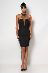 Selena Black Mini Dress