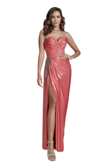 Vienna Coral Pink Gown