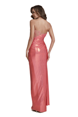 Vienna Coral Pink Gown