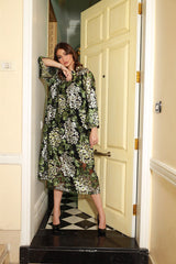 Ethera Green Caftan Dress