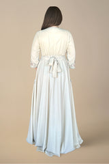 Aya Floral Embroidery Caftan