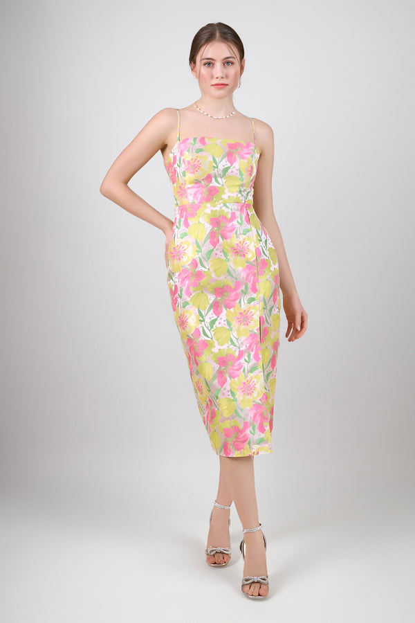 April Midi Floral Dress