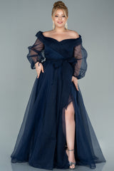 Delilah Navy Blue Gown