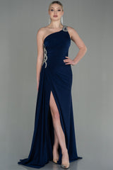 Evora Navy Gown