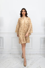 Grace Gold Caftan Dress