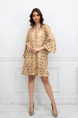Grace Gold Caftan Dress