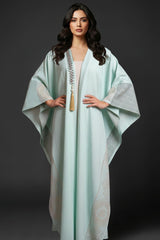 Layan Mint Green Abaya Kimono