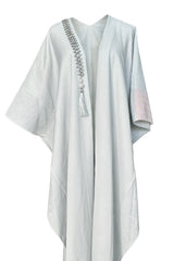 Layan Baby Blue Abaya Kimono