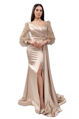 Layla Champagne Gold Gown