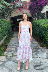 Ophelia Floral Midi Dress