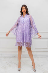 Mila Lilac Caftan Dress