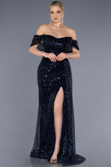 Rubina Navy Gown