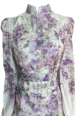Seba Lilac Floral Mini Dress