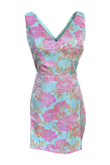 Wrenlee Mini Floral Print Dress