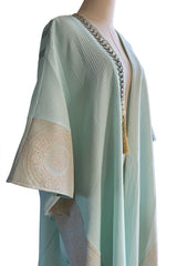 Layan Mint Green Abaya Kimono