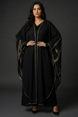Zahab Arabic Calligraphy Abaya Kimono
