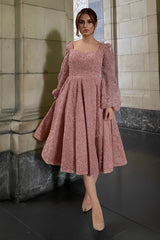 Camelia Pink Floral Midi Dress