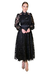 Eloise Black Lace Dress