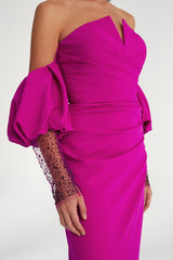 Jasmine Fuchsia Dress