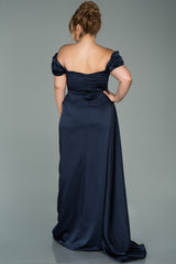 Melissa Navy Gown