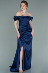 Melissa Navy Gown