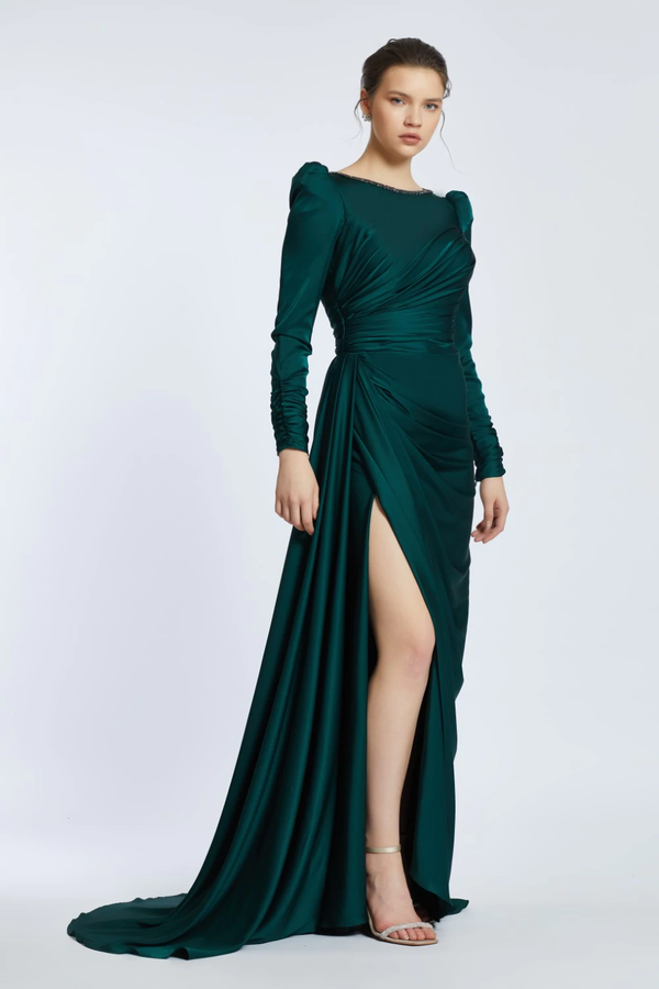 Roya Emerald Gown