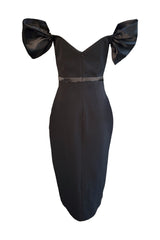 Tamara Black Midi Dress